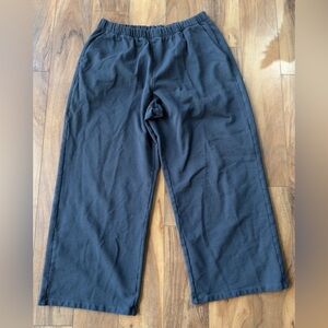 Patagonia Regenerative Organic Certified Cotton Essential Pants Blue Gray Sz L